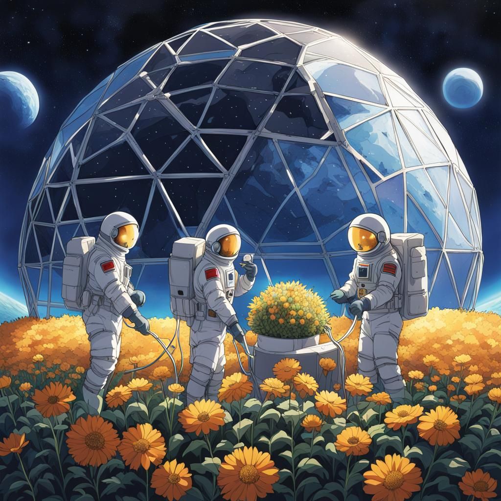 Moon flowers