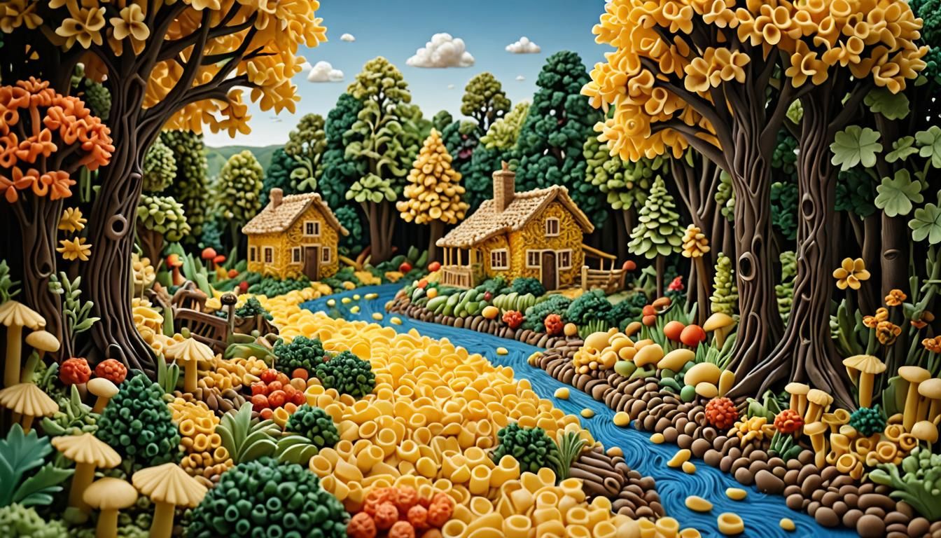 Pasta-Land  by @MelanieL