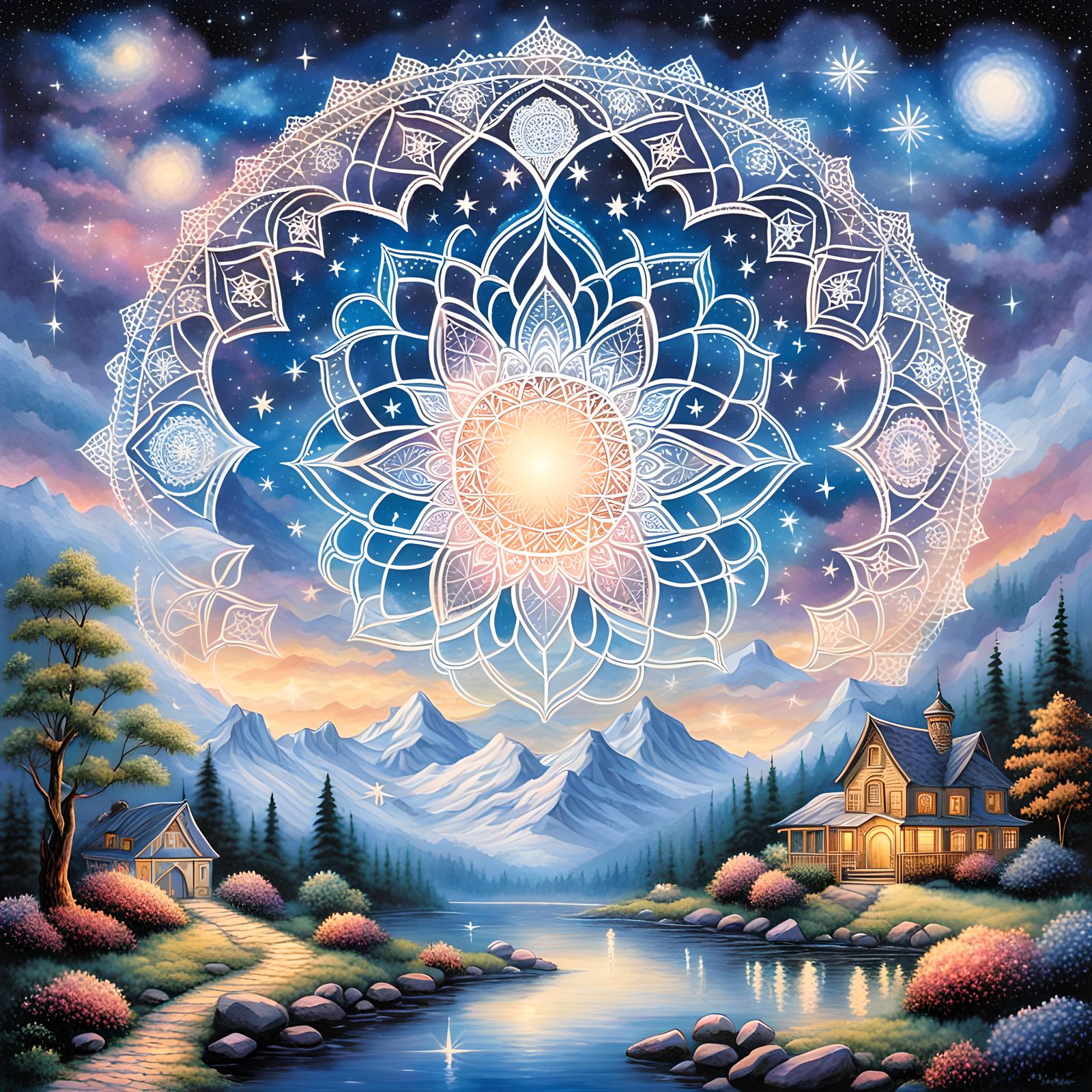 Mandalas for stars twinkling in the sky, mandalas patterns for ...