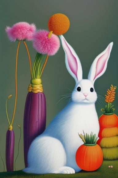 bunny in wonderland