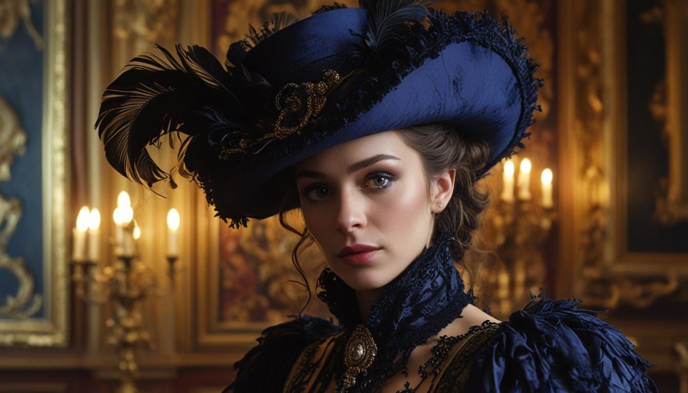 Tiefling in Baroque Style with Cavalier Hat