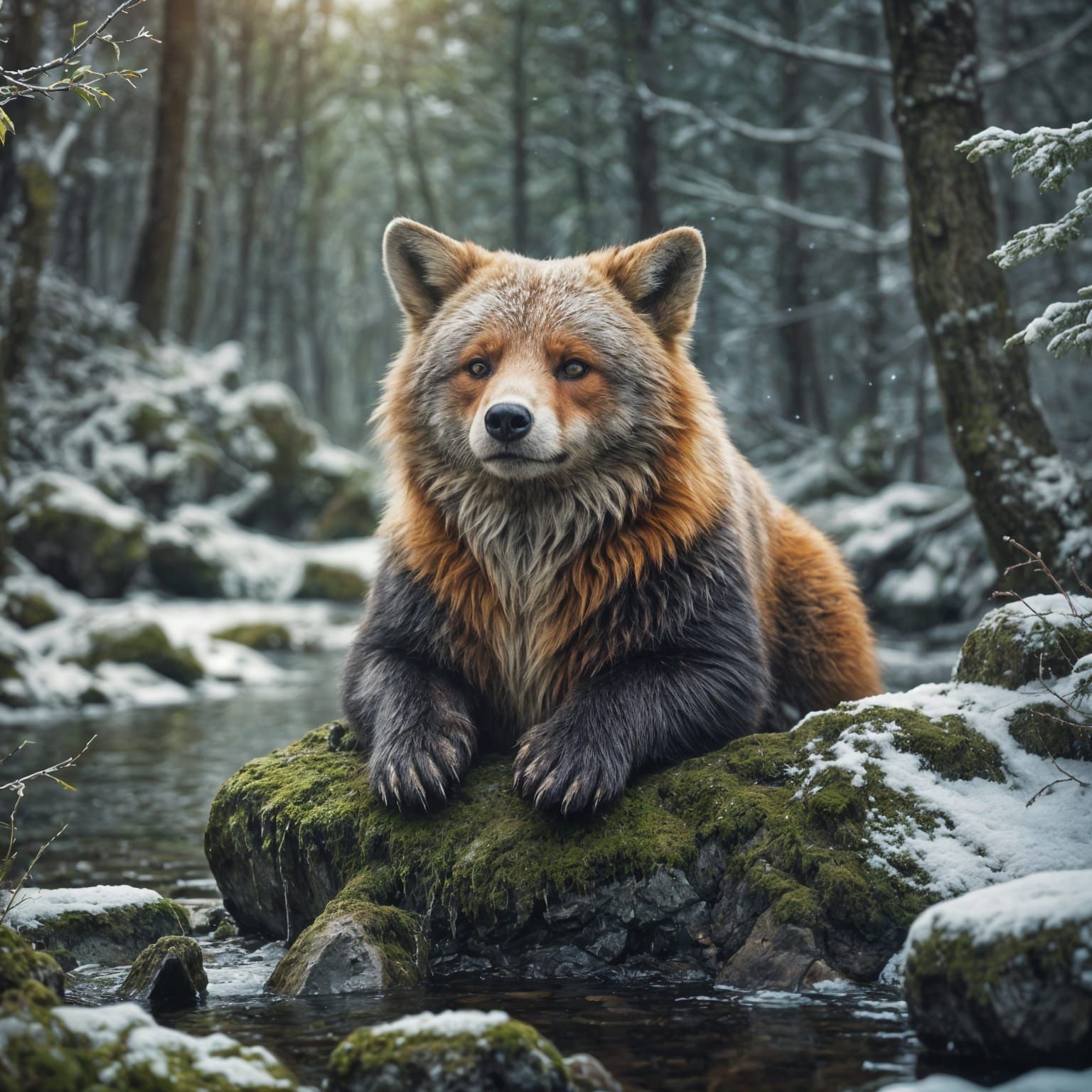 Ladies and gentlemen, the Foxbear  by @BM