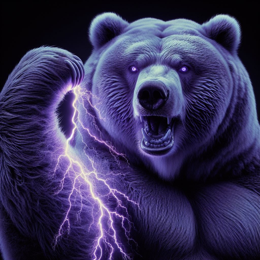 UV Lightning Bear