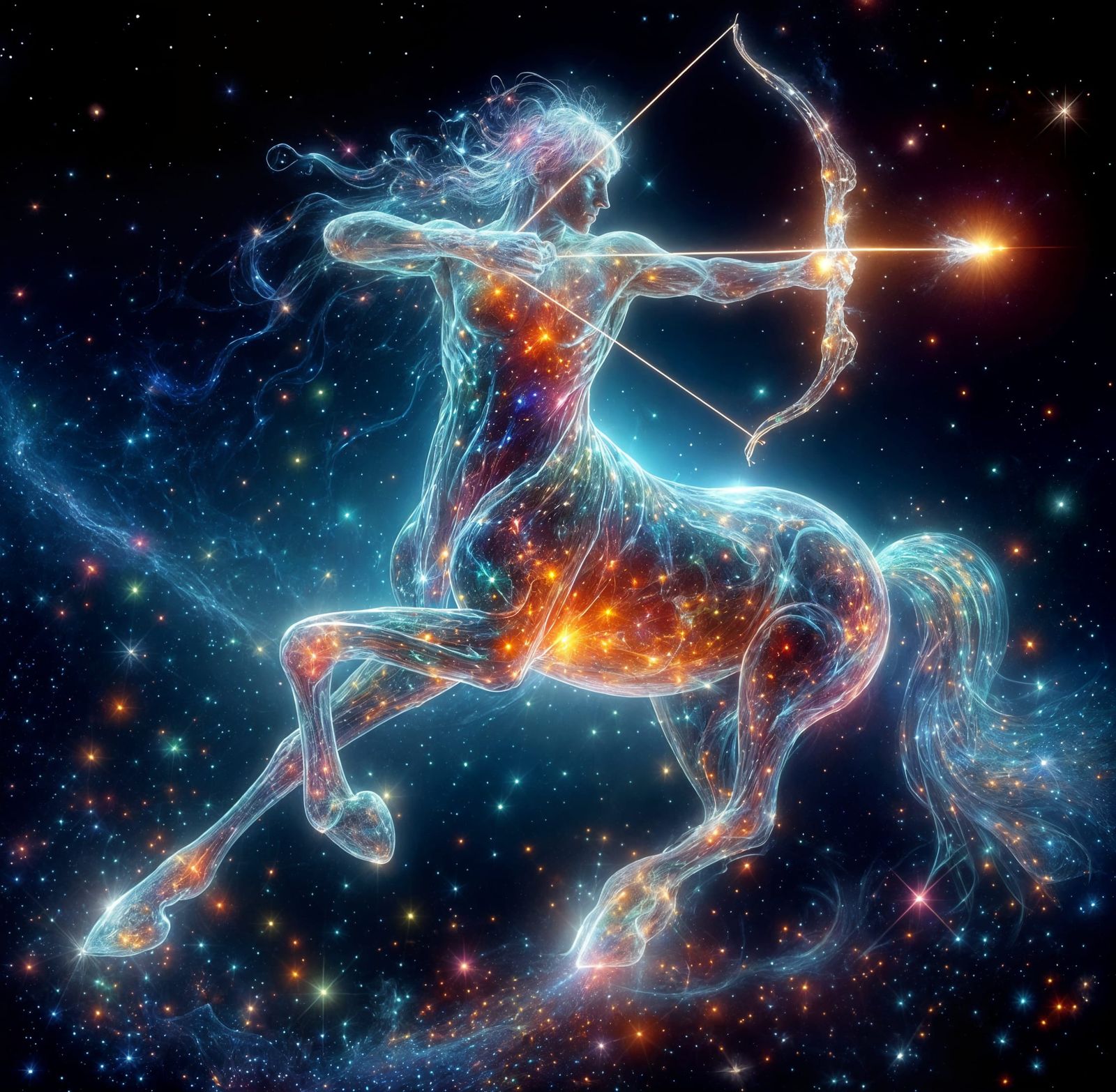 Rainbow Celestial Cosmic Archer