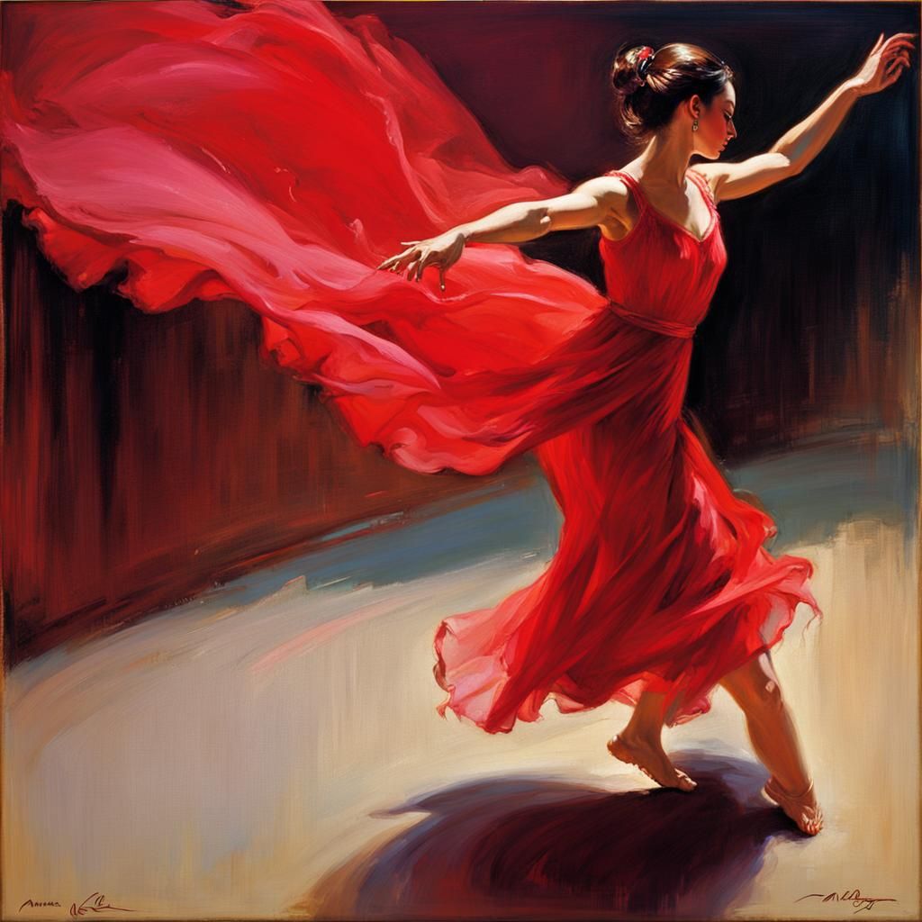 Red dancer