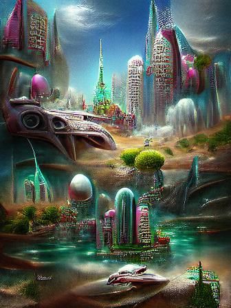 City on an Alien Planet