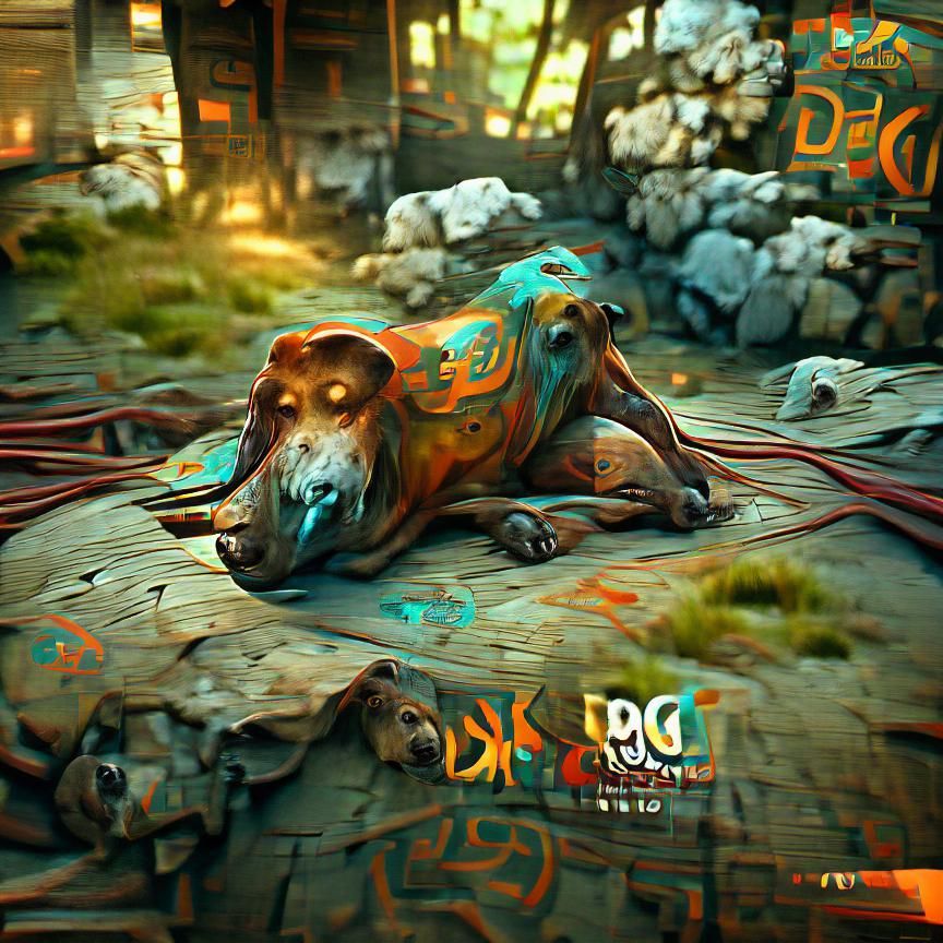dog 8k resolution concept art by Greg Rutkowski dynamic ligh...