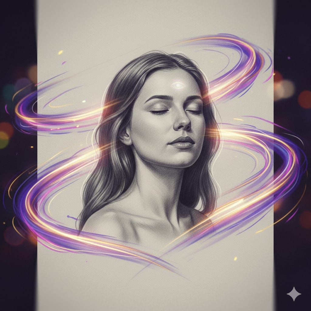 Girl's Spiritual Awakening ✏️🌟 Gemini 2.5