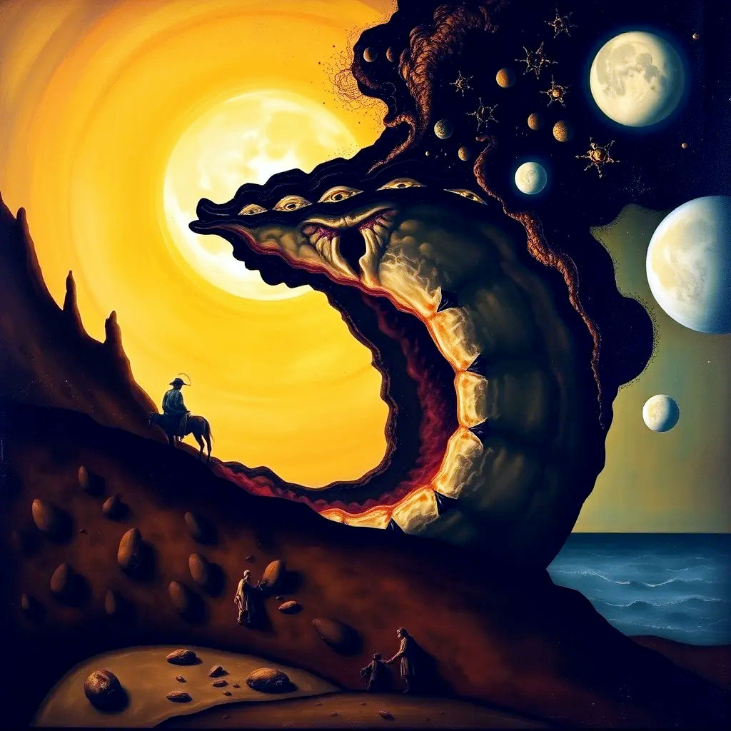 La naissance du monde par Dali