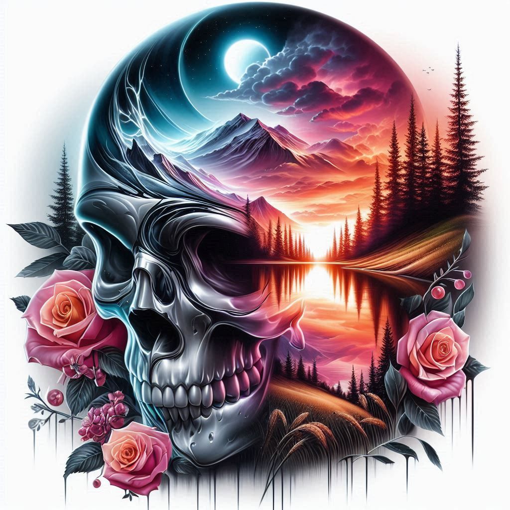 Landscape Skull