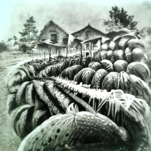 1800s melon farm
