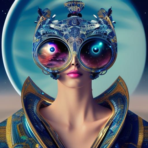 The looking glass. AI Generated Artwork NightCafe Creator