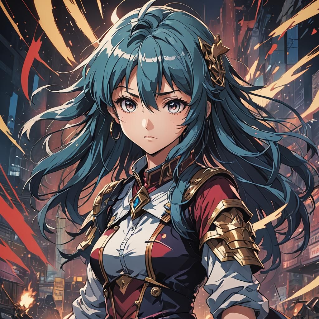 Chinese Man Eating: Cel-Shaded Anime Style