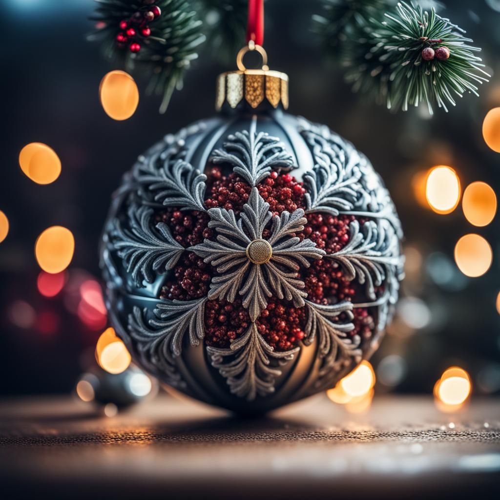 The most mesmerizing Christmas ball ever AI Generated Artwork