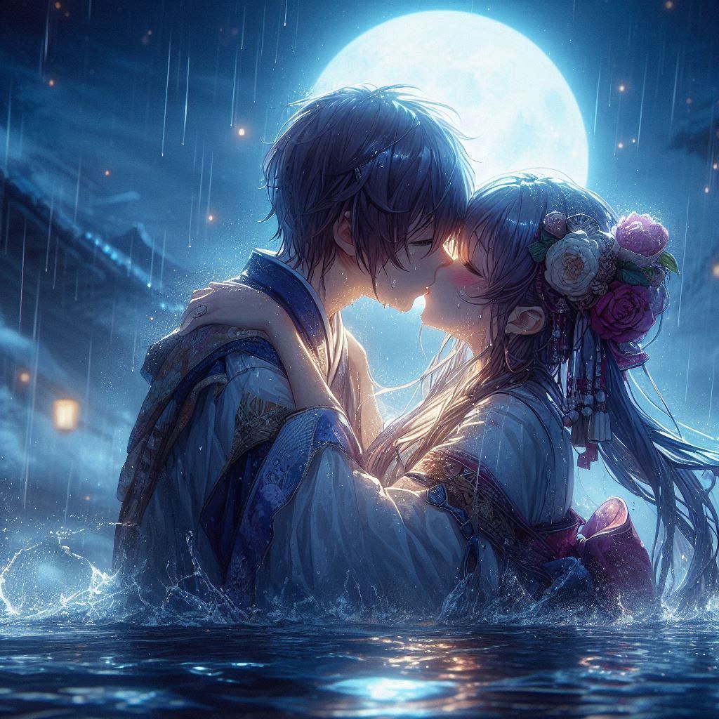 Kissing on the moonridge