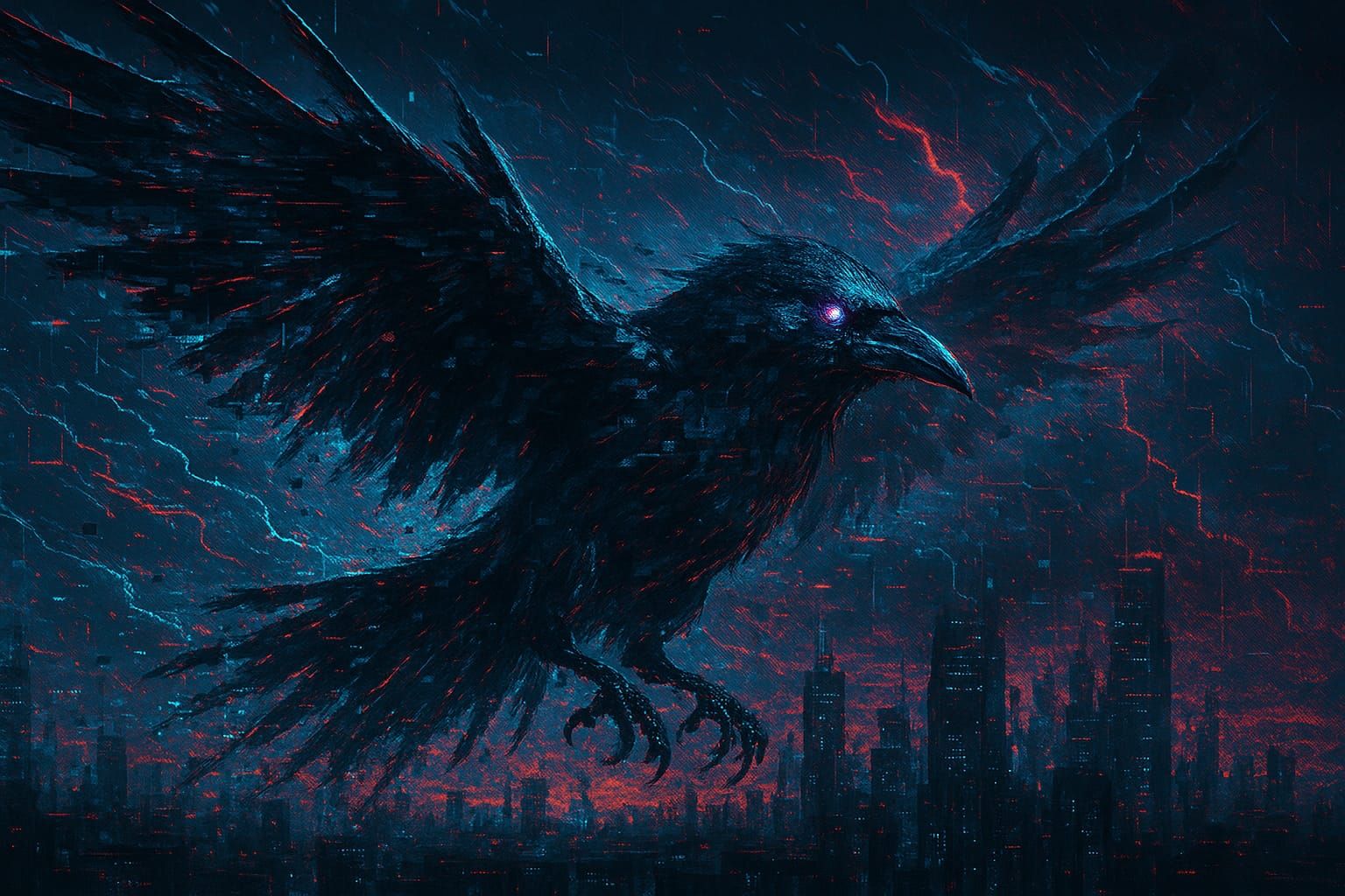 Colossal Raven Glitch