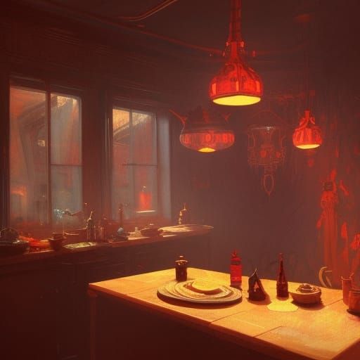 Asian 1900s Kitchen
