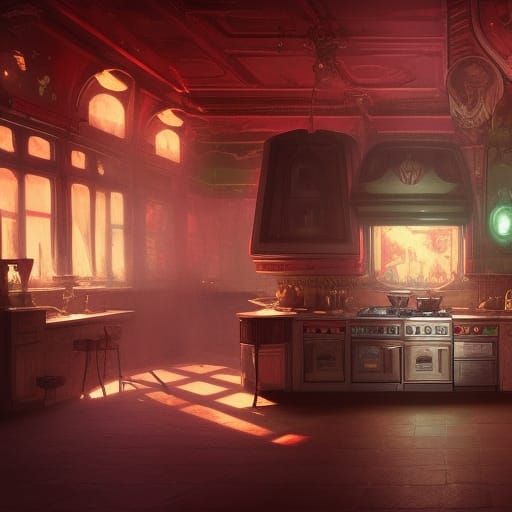 Murica 1900s Kitchen