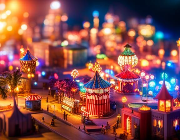 Carnival city  by @Mangafalcon