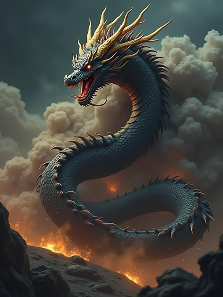 Fusion combination dragon a masterpiece, 8k resolution, dark fantasy concept art, by Greg Rutkowski, dynamic lighting, hyperdetailed, intric...
