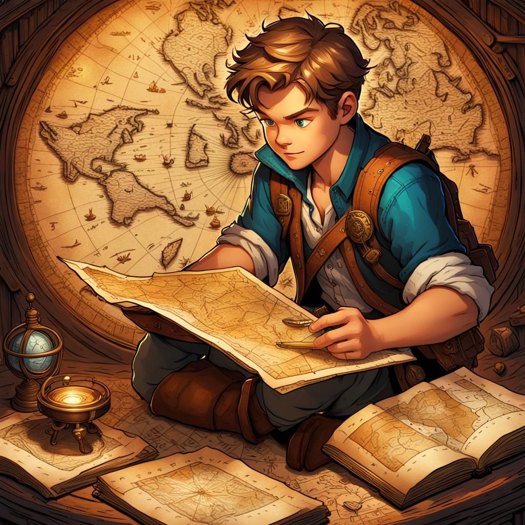 Treasure Hunter  by @Kristen Dover