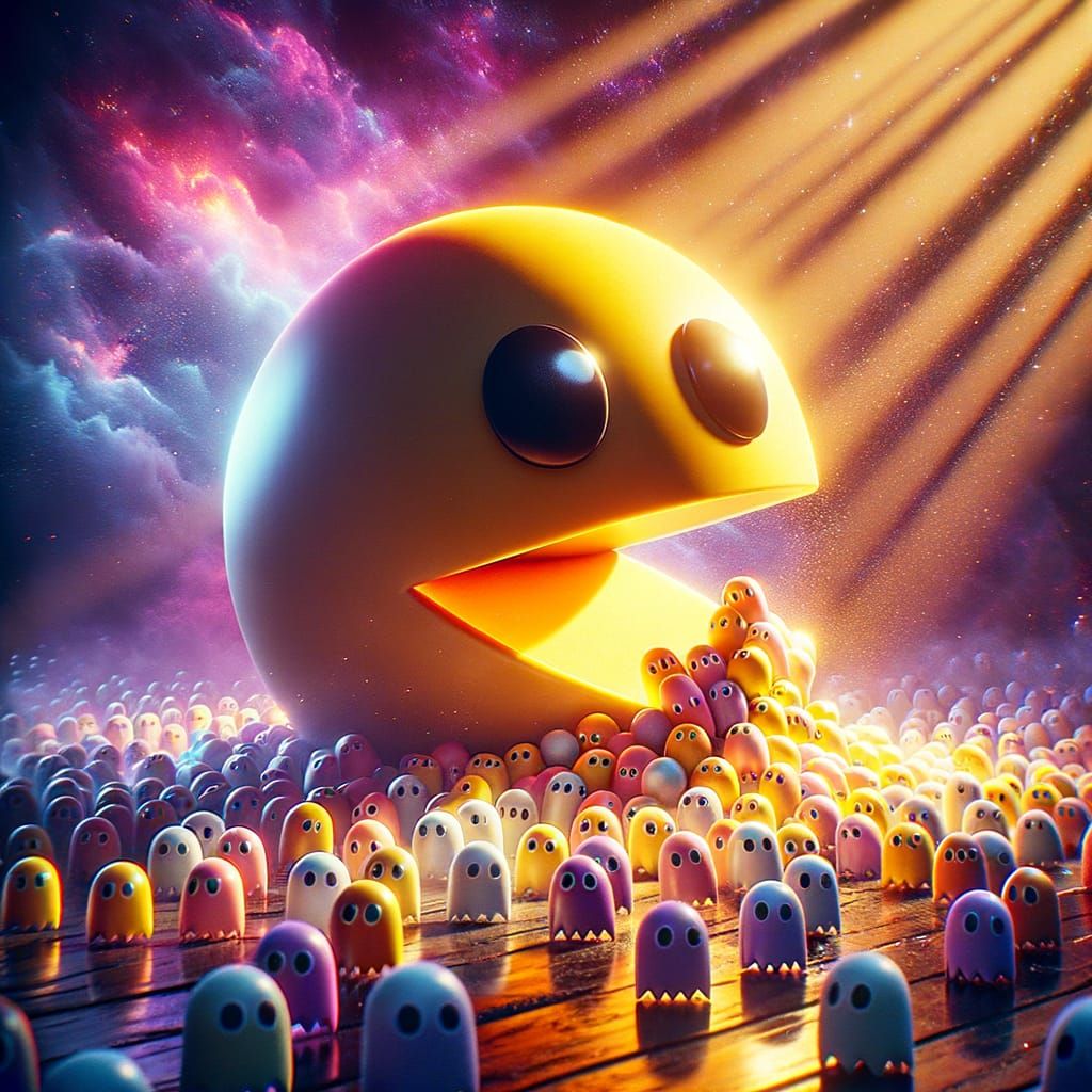 Pacman - AI Generated Artwork - NightCafe Creator