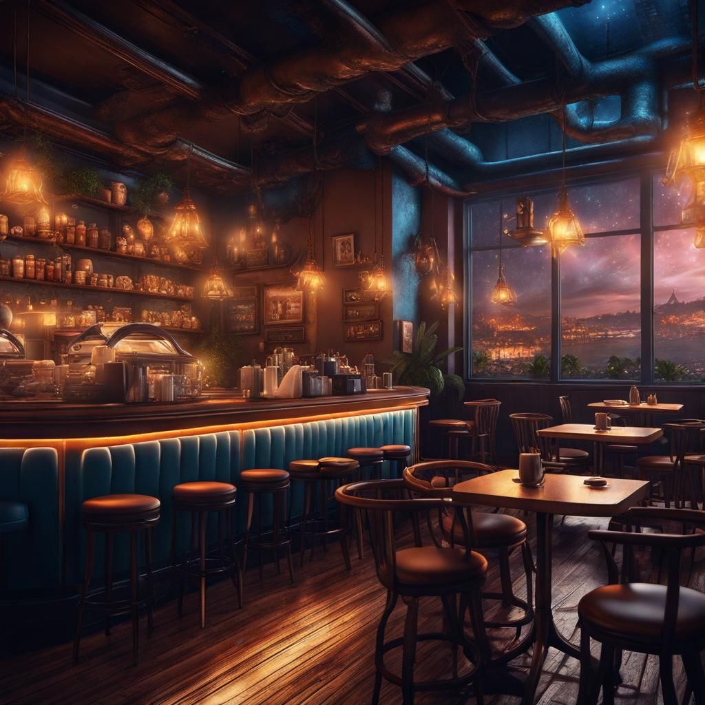 "Transform your cafe photos into captivating works of art   by @Amira Hamid