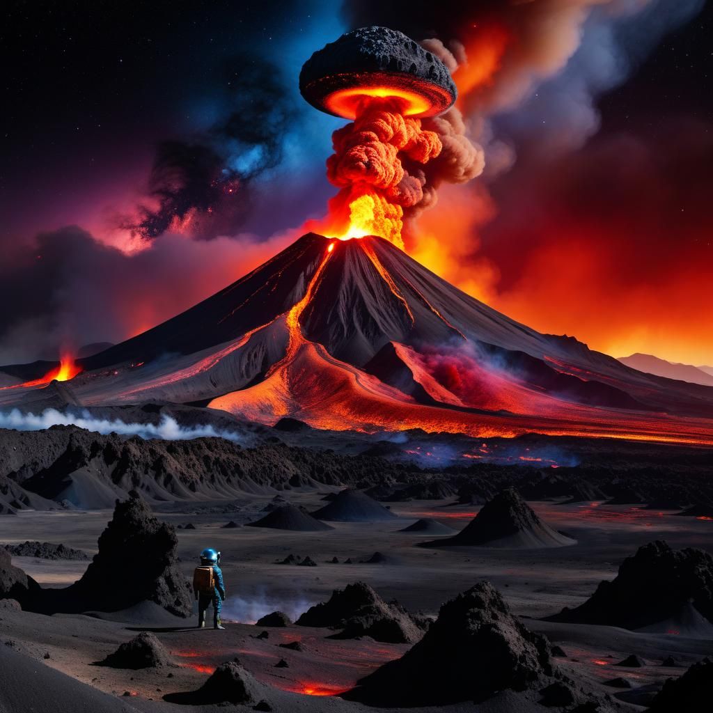 Strong eruption