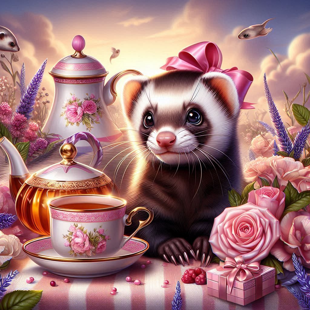 Ferret's Tea Party