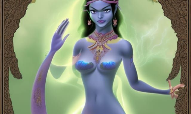 magical, mystical female jinn
