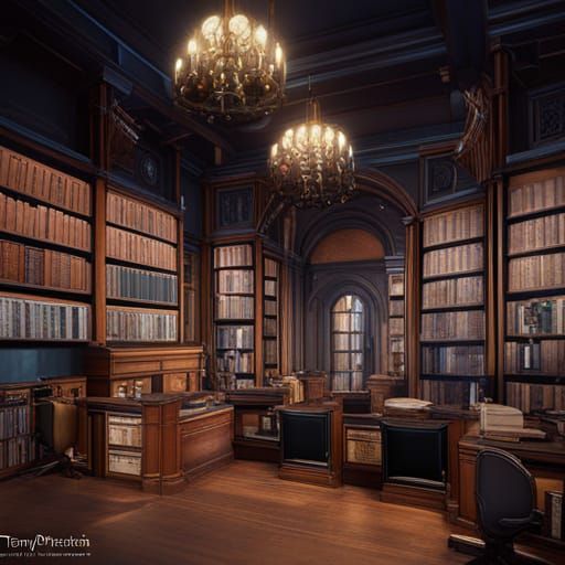 The librarian and library from Terry Pratchett's unseen univ...