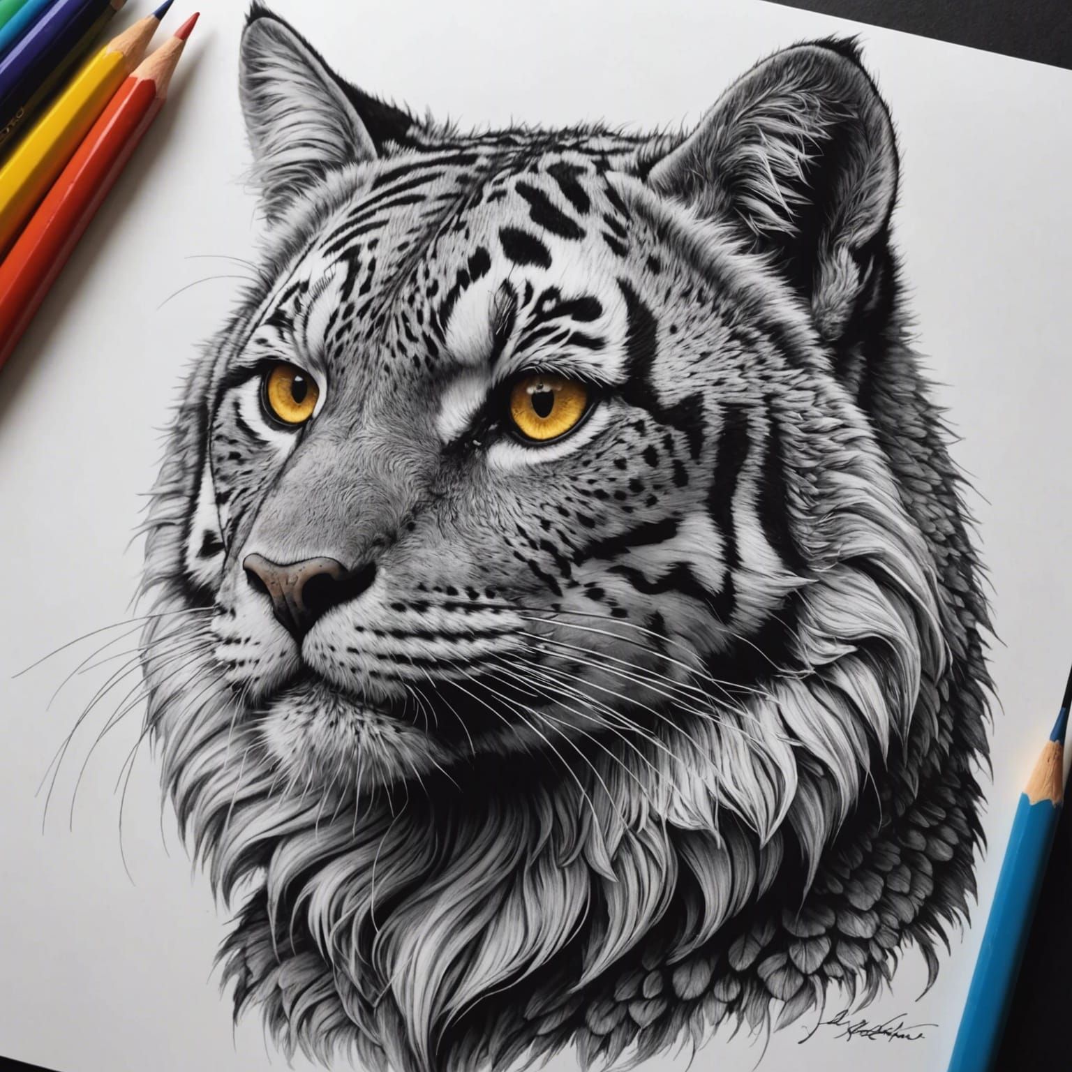 Surreal Hyperrealistic Image with Crisp Details