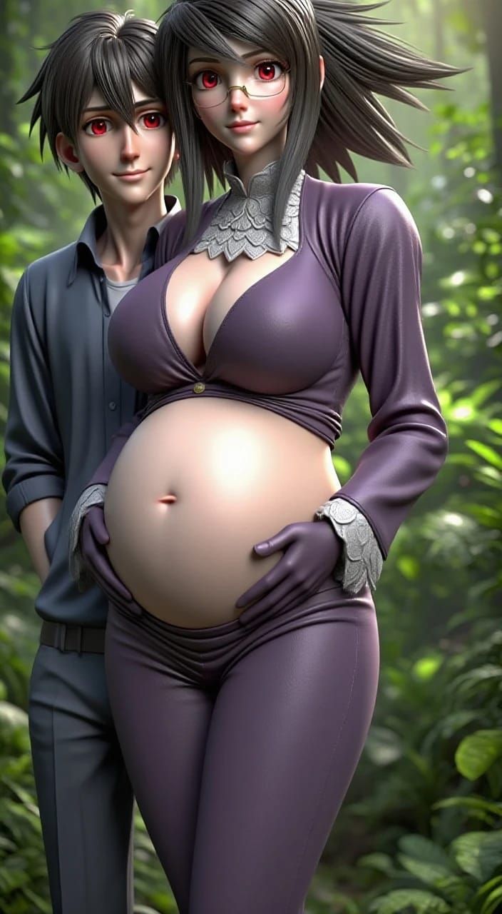 A benevolent human form pregnant Nya/nyarlathotep from the 2...