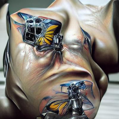 Butterfly Robot hyperrealism