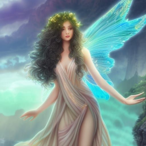 Sun fairy - AI Generated Artwork - NightCafe Creator