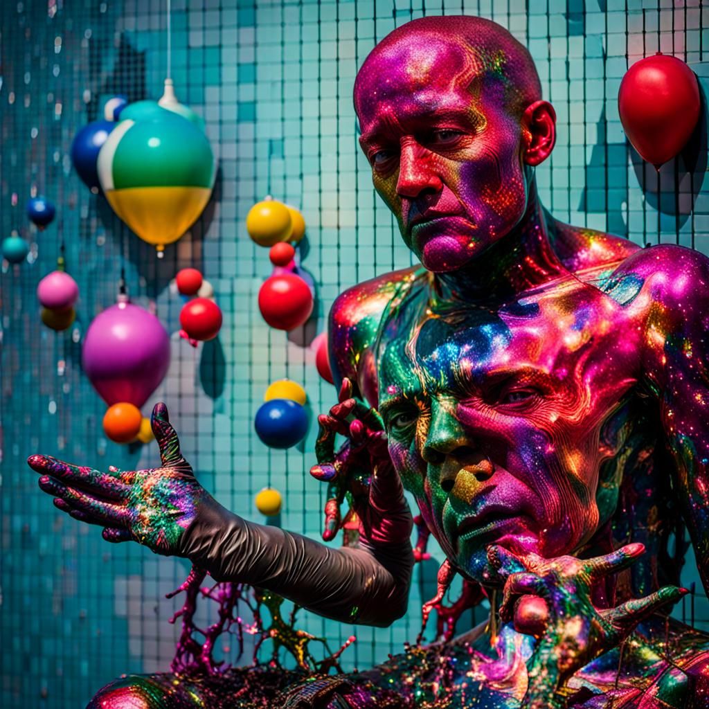 Surreal Photography of Terrible Things in Glitter Glitch Sty...
