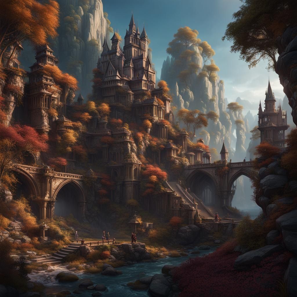 Elf island - AI Generated Artwork - NightCafe Creator