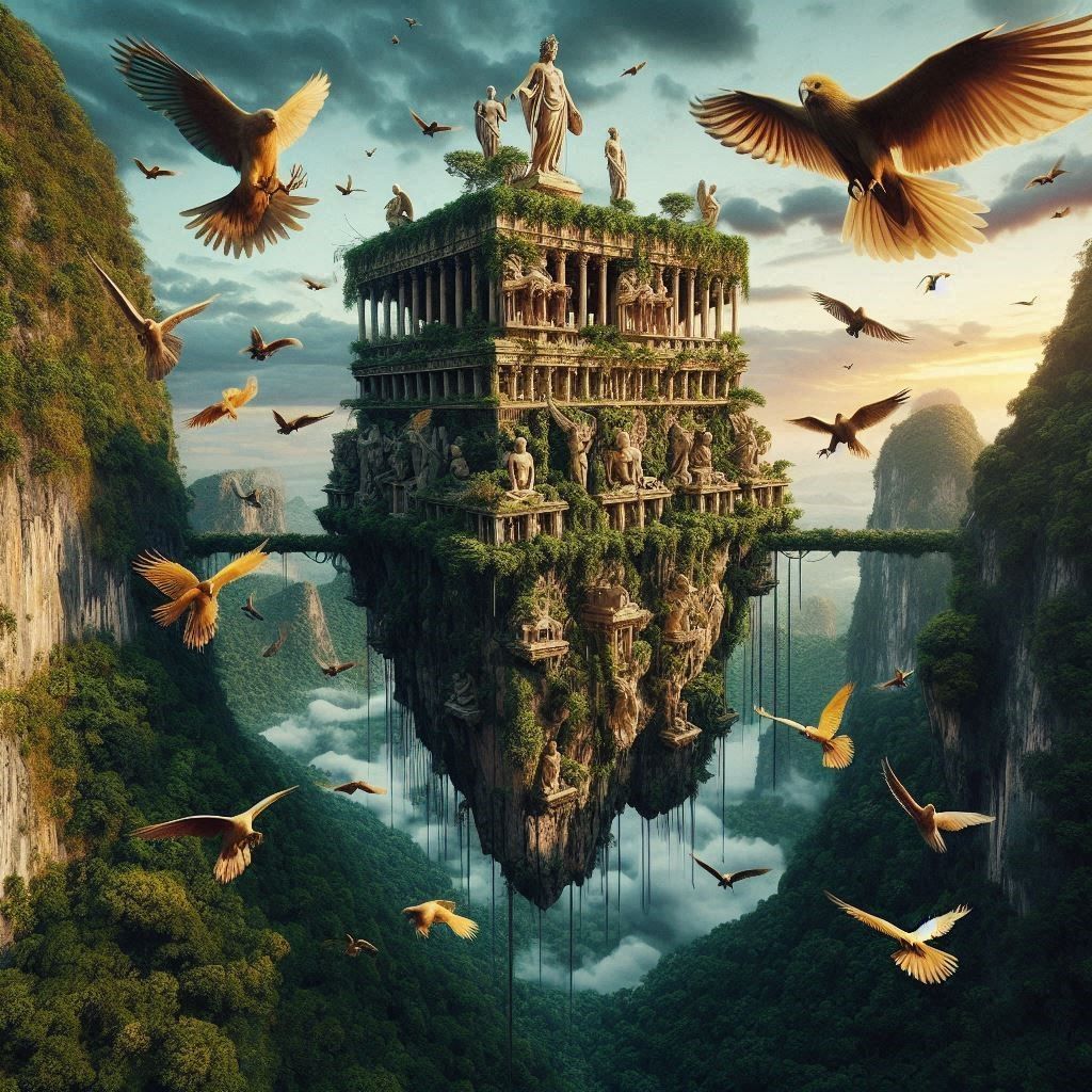 The hanging gardens of Babylon