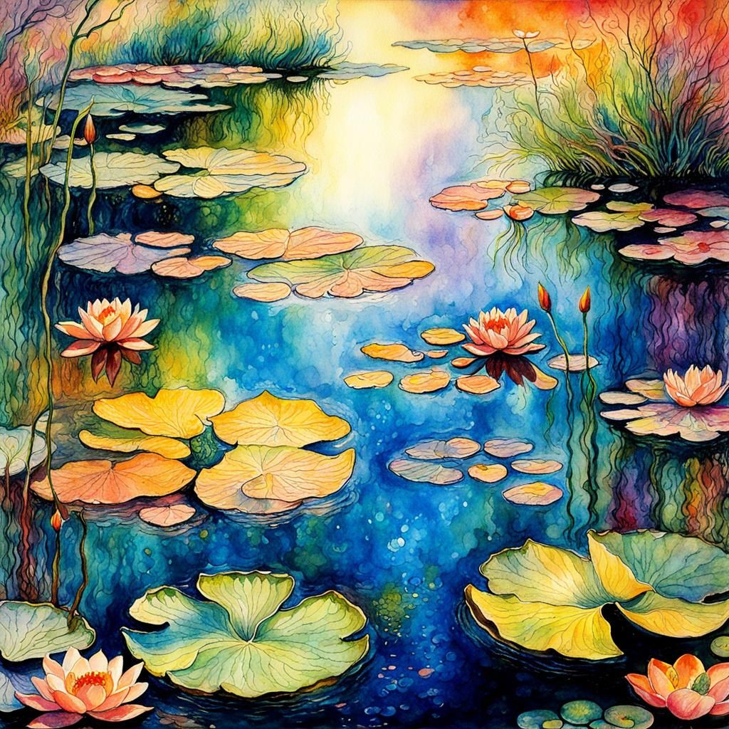 Les nympheas de Monet