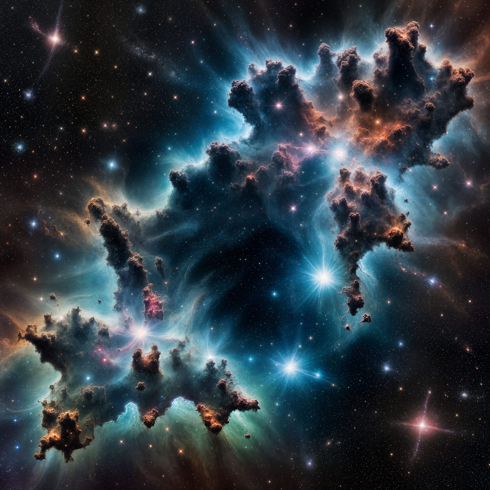 Nebula star clusters  by @MacGyver