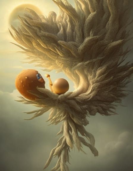 Au royaume de la faim la terre est prosaïque ;la pleine lune...