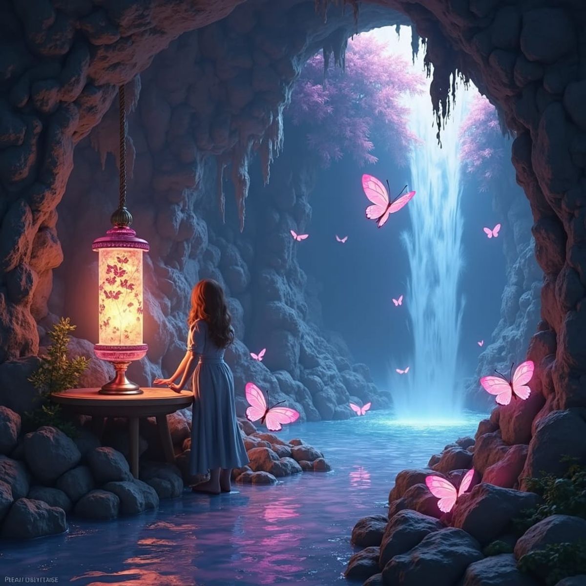 A breathtaking, photo 3D depiction of an epic butterfly crafted