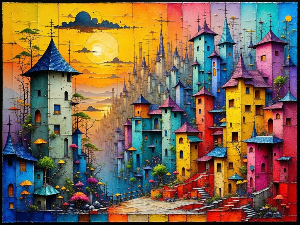 Colorful cityscape (6)  by @Kaydenpat