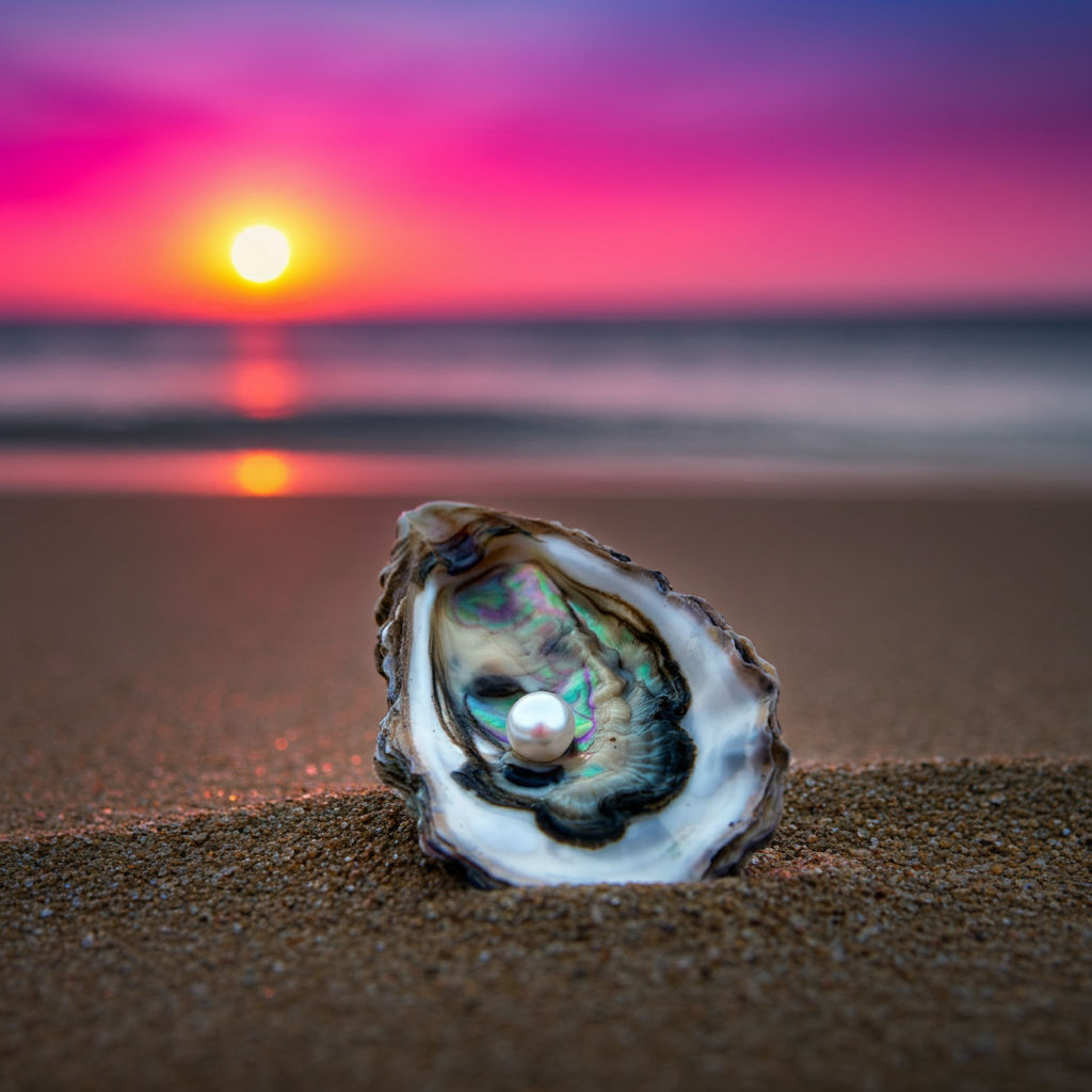 Oyster with a pearl