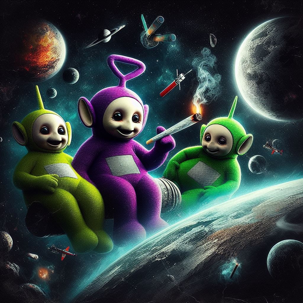 Happy teletubbies