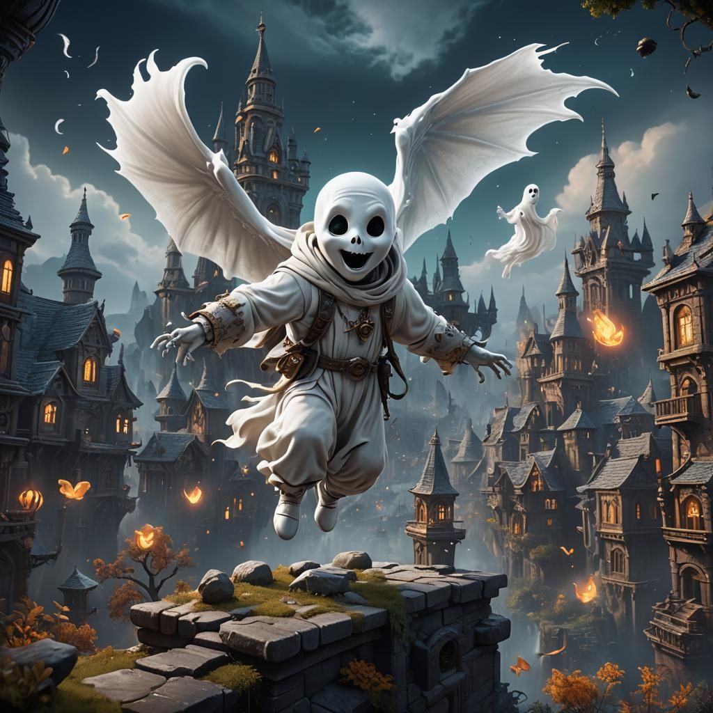 My name is Casper. Look at me because I can fly