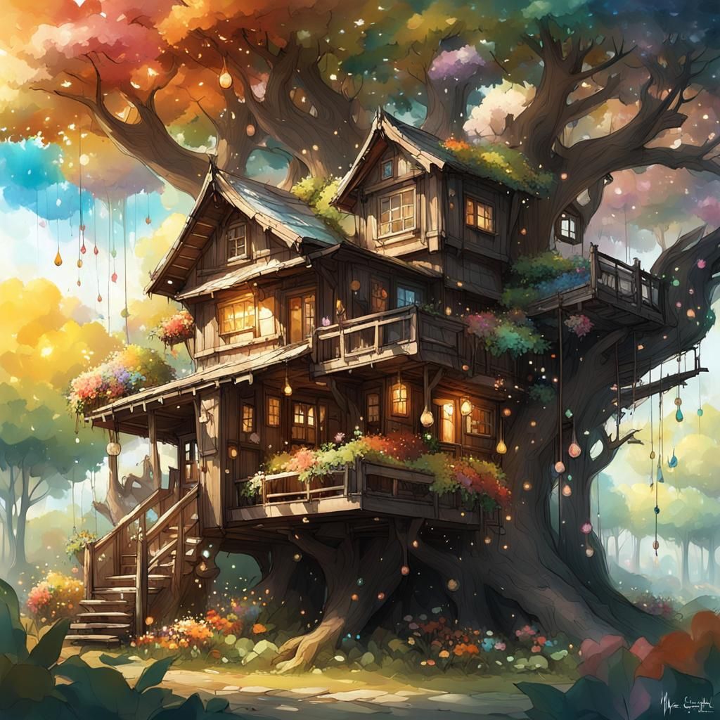 My dream treehouse  by @Sky_Pipitz