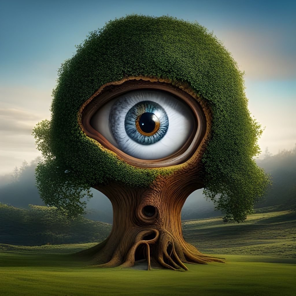 The Watcher of the Woods  by @IAP