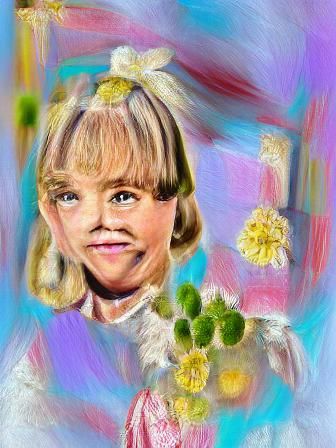 Portrait of Cindy Brady - AI Generated Artwork - NightCafe Creator