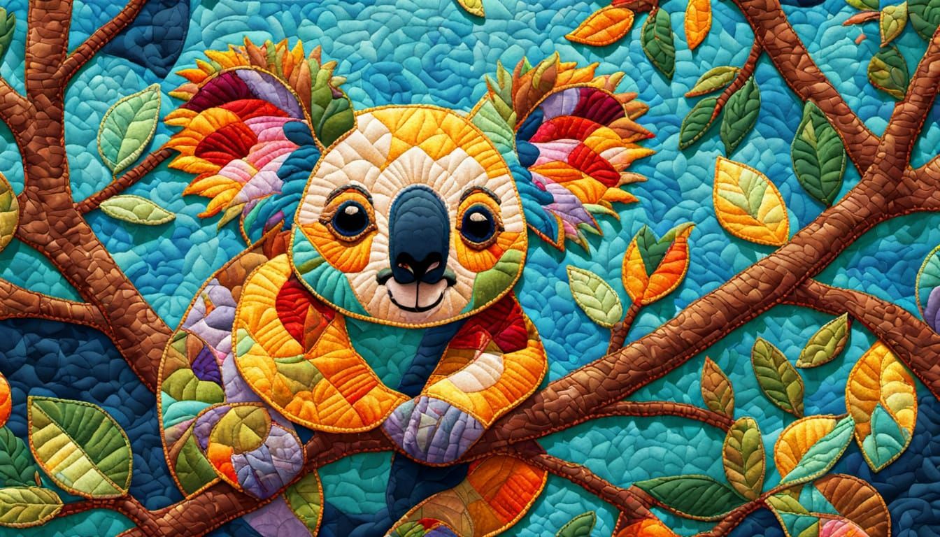 Patchwork koala
  by @Rachel the Authentic